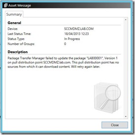 PullDP Content Message